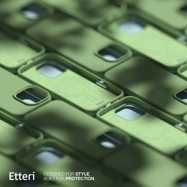 Etui plecki Etteri Silicone Mag do Apple iPhone 16 Pro Max 6.9 Light green (GSM185978) - obraz 9