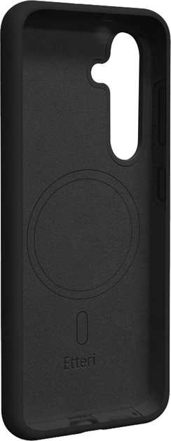 Etui plecki Etteri Silicone Mag do Samsung Galaxy S25 Black (GSM192083) - obraz 3