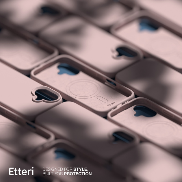 Панель Etteri Silicone Mag do Apple iPhone 16e Light pink (GSM192081) - зображення 9