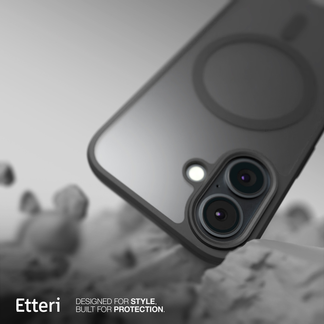 Панель Etteri Matt Mag Ring do Apple iPhone 16 Plus 6.7 Black (GSM190649) - зображення 6