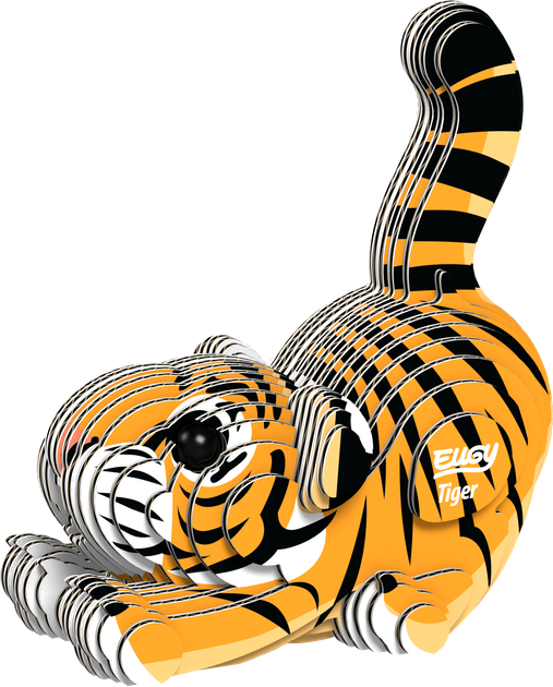 Model 3D do składania Eugy Zoo Tygrys (9421035150118) - obraz 1