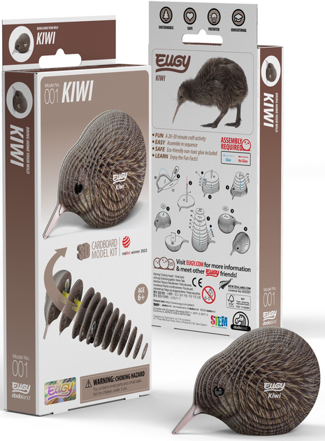 Model 3D do składania Eugy Zoo Kiwi (9421035150002) - obraz 3