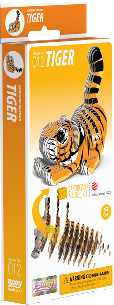 Model 3D do składania Eugy Zoo Tygrys (9421035150118) - obraz 4