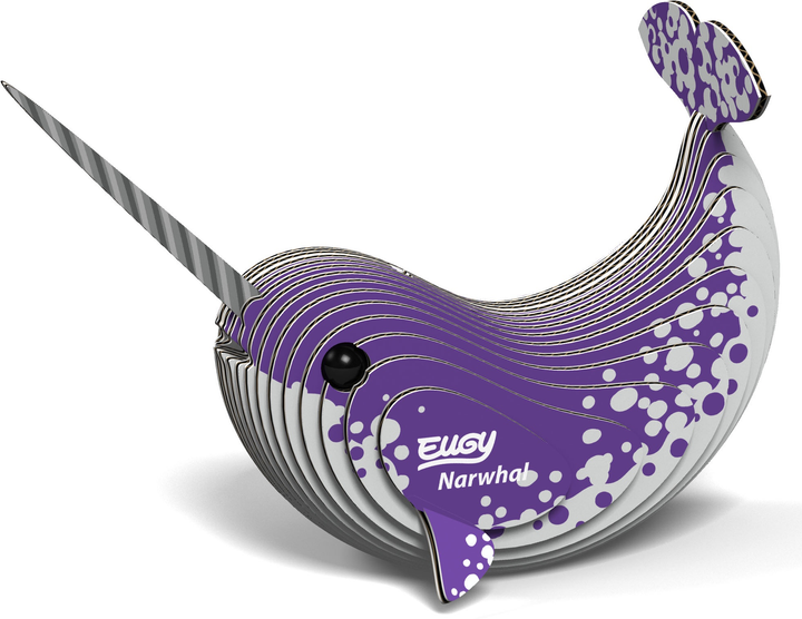 Model 3D do składania Eugy Zoo Narwal (9421035150316) - obraz 3