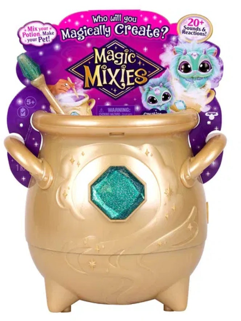 Zestaw do zabawy Magic Mixies Magiczny kociołek Złoty (630996149386) - obraz 1