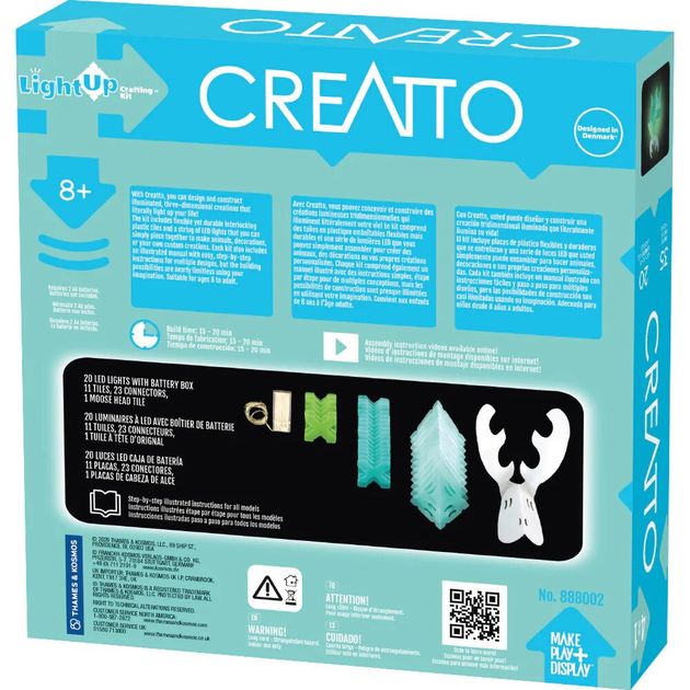 Zestaw kreatywny - puzzle Kosmos Creatto Łoś (R3478) (5700002003478) - obraz 4