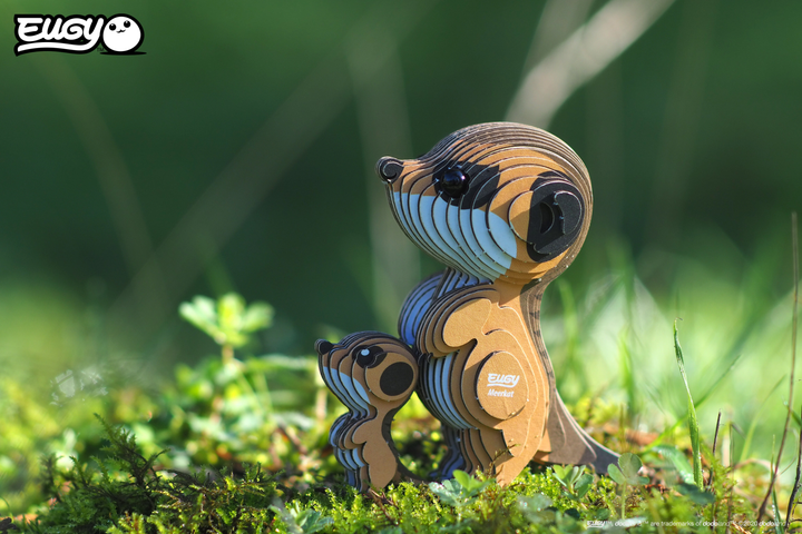 Model 3D do składania Eugy Zoo Surykatka (9421035150446) - obraz 12