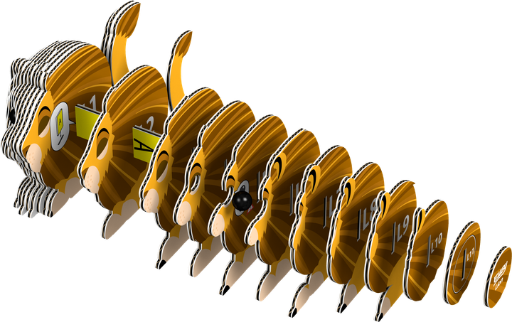 Model 3D do składania Eugy Zoo Lew (9421035150637) - obraz 2