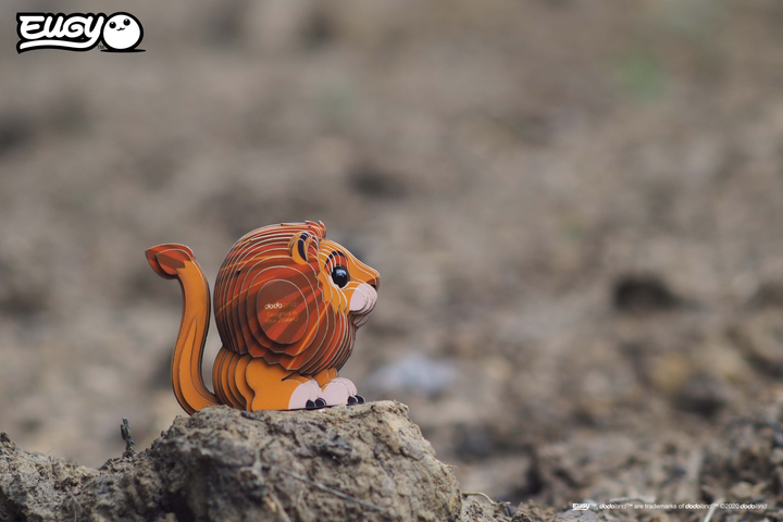 Model 3D do składania Eugy Zoo Lew (9421035150637) - obraz 9