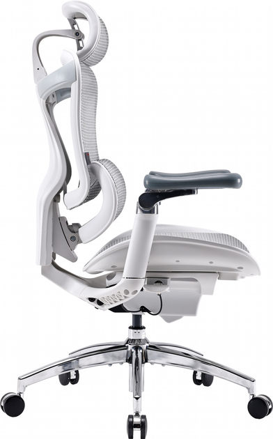 Fotel biurowy SIHOO DORO C300 Pro Mesh White (DORO-C300-PRO-M102) - obraz 3