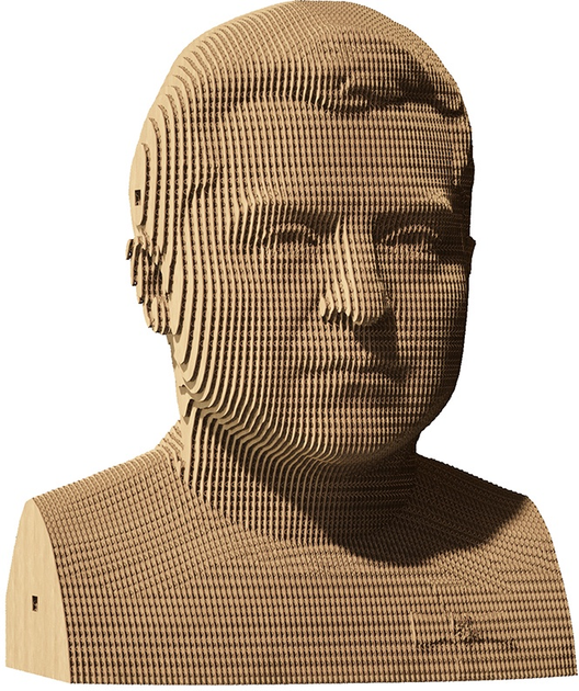 3D пазл-конструктор Cartonic 3D Puzzle Zel Зеленський Картонний (4820191132559) - зображення 5