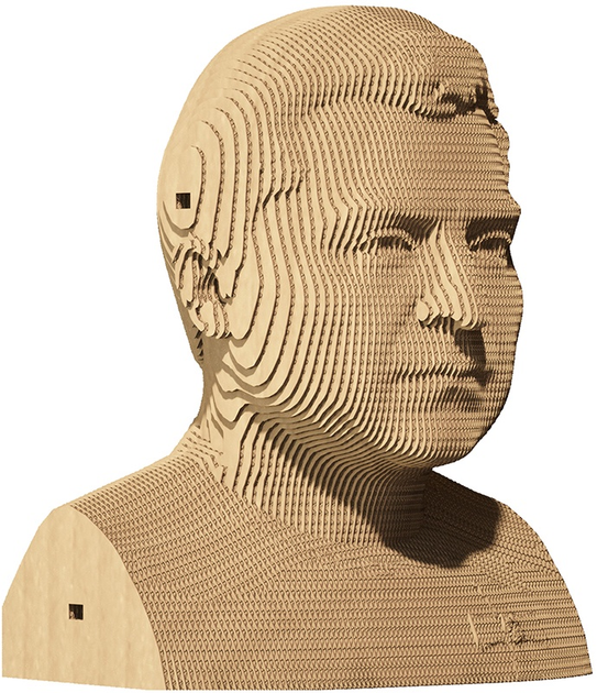 3D пазл-конструктор Cartonic 3D Puzzle Zel Зеленський Картонний (4820191132559) - зображення 7
