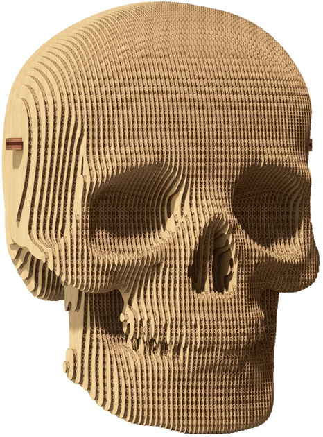 3D пазл-конструктор Cartonic 3D Puzzle Skull Картонний (4820191132948) - зображення 2