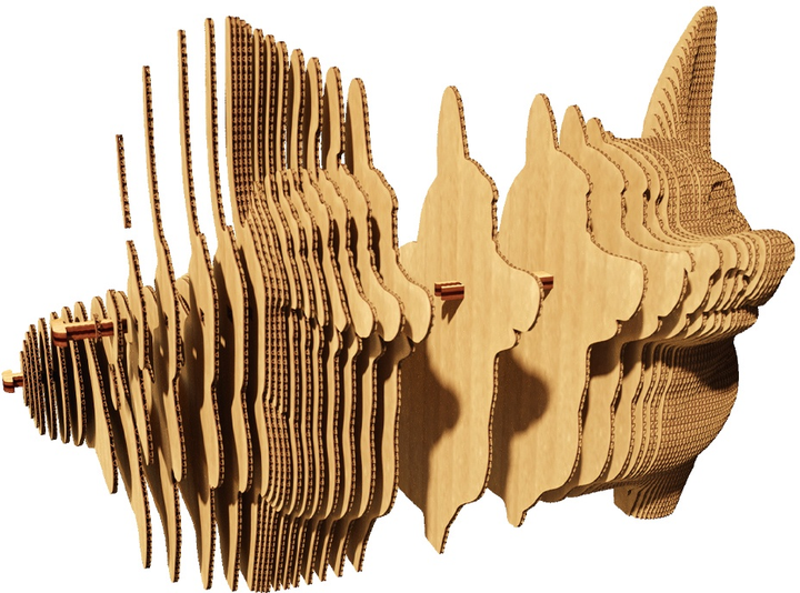 Puzzle 3D - konstruktor Cartonic 3D Puzzle Corgi Kartonowy (4820191132986) - obraz 6