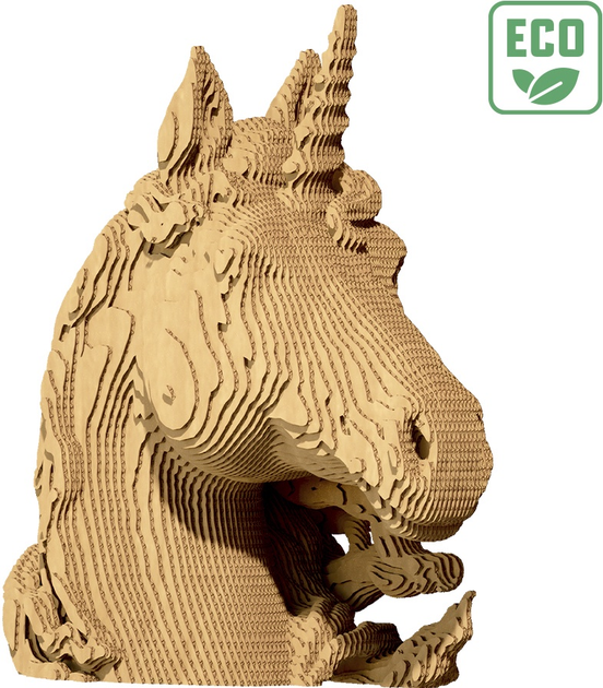 3D пазл-конструктор Cartonic 3D Puzzle Unicorn Картонний (4820191133105) - зображення 4