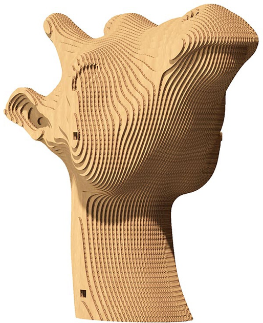 3D пазл-конструктор Cartonic 3D Puzzle Giraffe Жираф Картонний (4820191133136) - зображення 5