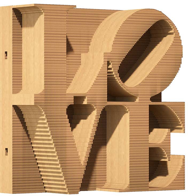 3D пазл-конструктор Cartonic 3D Puzzle Love Картонний (4820191133143) - зображення 6