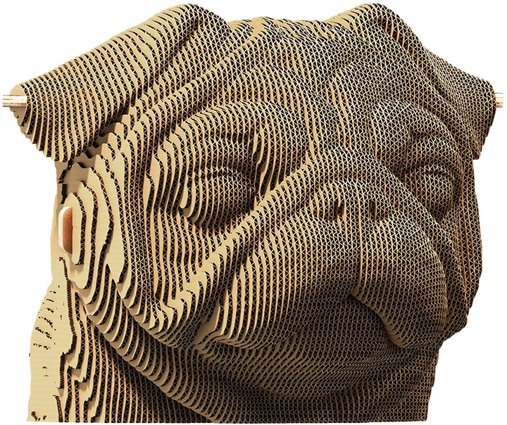 Puzzle 3D - konstruktor Cartonic 3D Puzzle Mops Kartonowy (4820191133907) - obraz 2