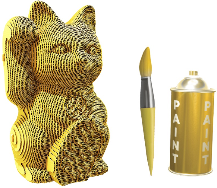 3D пазл-конструктор Cartonic 3D Puzzle Lucky cat Картонний (4820191133884) - зображення 8