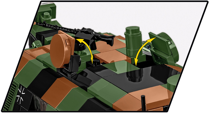Конструктор Cobi Armed Forces САУ PzH 2000 1006 деталей (5902251026288) - зображення 7