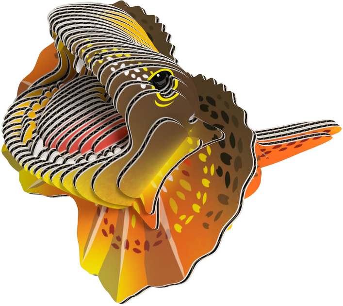 Model 3D do składania Eugy Zoo Jaszczurka pelikana (9421036940299) - obraz 1