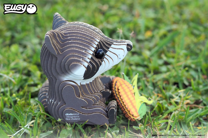 Model 3D do składania Eugy Zoo Szop pracz (9421036940244) - obraz 11