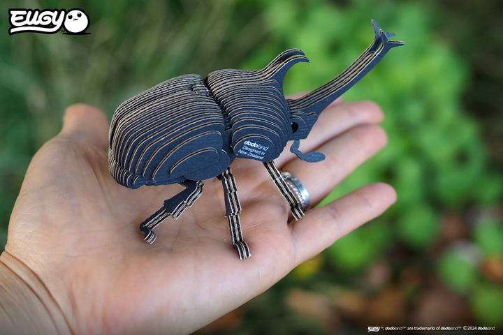 Model 3D do składania Eugy Zoo Żuk nosorożec (9421036940343) - obraz 11