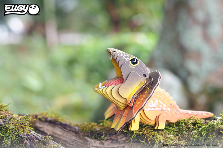 Model 3D do składania Eugy Zoo Jaszczurka pelikana (9421036940299) - obraz 13