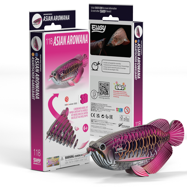 Model 3D do składania Eugy Zoo Azjatycka arowana (9421036940398) - obraz 7