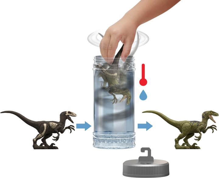 Figurka-niespodzianka Jurassic World Dinozaury seria Niezwykła przemiana z filmu Park Jurajski (194735280810) - obraz 4