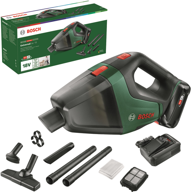 Пилосос універсальний Bosch UniversalVac18V (4059952570174) - зображення 1