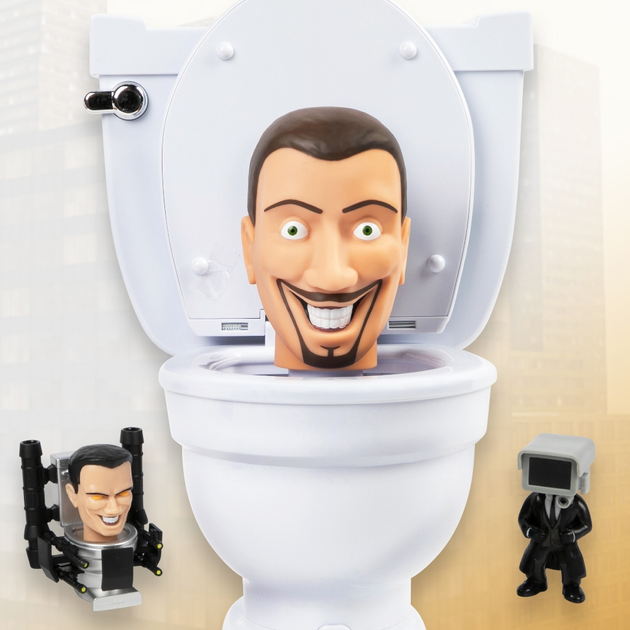 Zabawka w zestawie z akcesoriami Skibidi Toilet Mystery Surprise Toilet (1330) (810054665472) - obraz 8