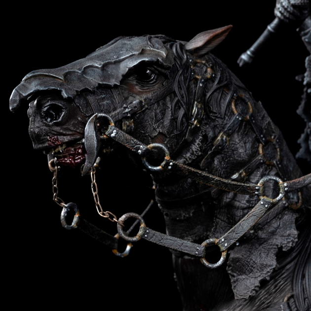 Statua Iron Studios LORD OF THE RINGS Nazgul on Horse Deluxe - Skala 1/10 (Władca Pierścieni) 42,5 cm (618231953561) - obraz 8