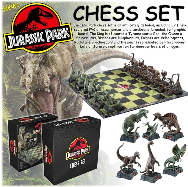 Szachy Noble JURASSIC PARK (Park Jurajski) (849421007133) - obraz 7