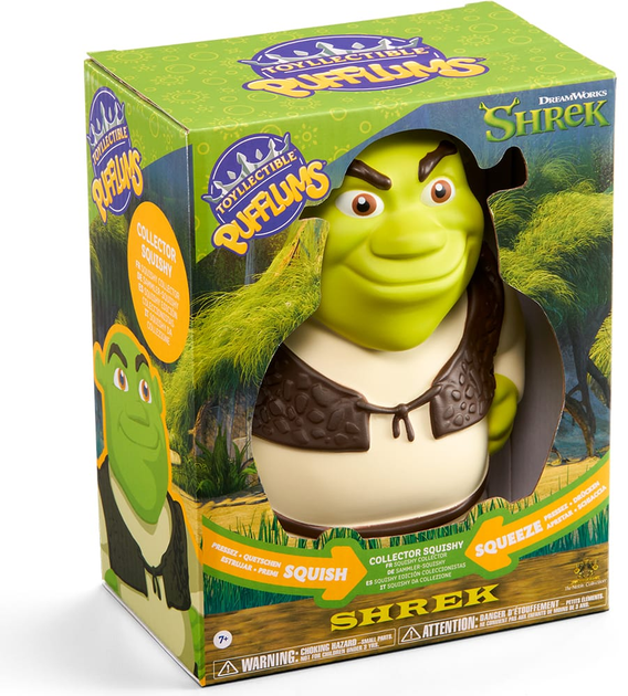 Іграшка антистрес The Noble Collection Disney Shrek Pufflums сквіш Шрек 18.5 см (849421010393) - зображення 7