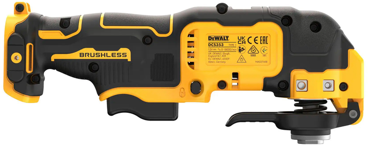 Wielofunkcyjne narzędzie akumulatorowe Renowator DeWalt DCS353NT (5035048748428) - obraz 4