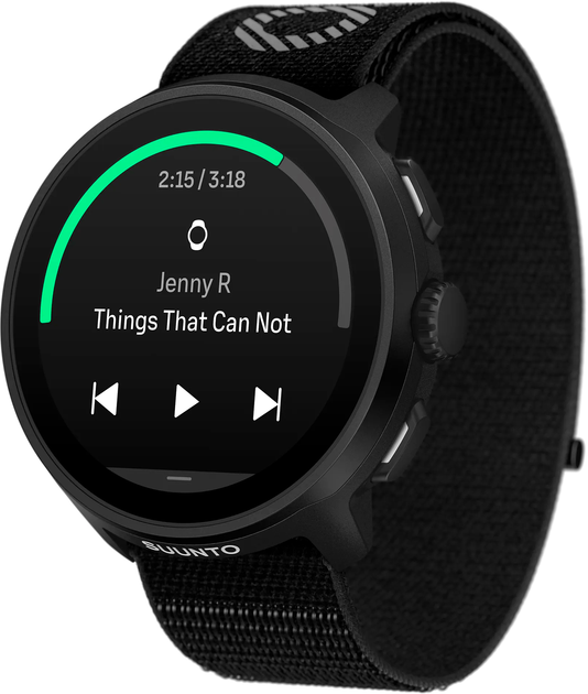 Смарт-годинник Suunto Run All Black W/Textile Strap (6417084212603) - зображення 1