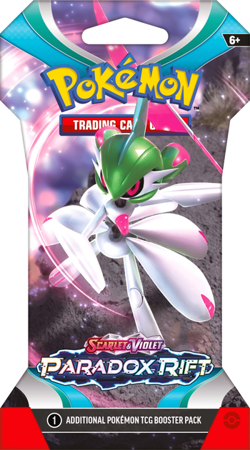 Колекційна карткова гра Pokemon: Paradox Rift (Cardboard Cover), бустер пак (1шт) (820650854002) - зображення 4