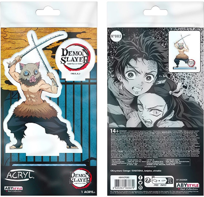 Akrylowa figurka ABYstyle DEMON SLAYER: KIMETSU NO YAIBA Inosuke (Miecz) (3665361068679) - obraz 2