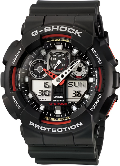 Zegarek męski Casio G-SHOCK Original GA-100-1A4ER - obraz 1