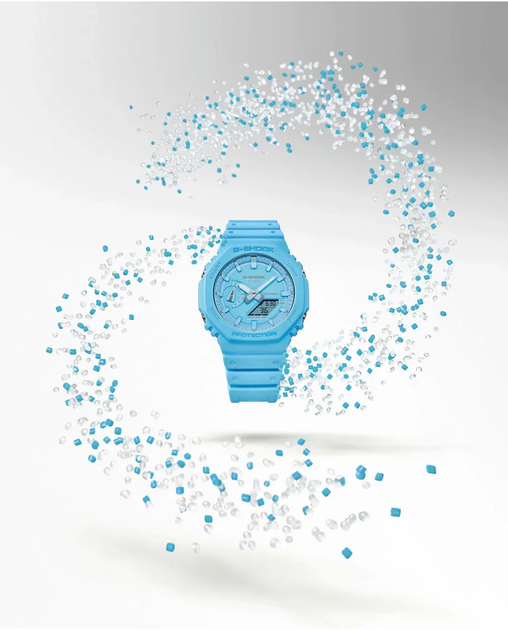 Zegarek Casio G-SHOCK Classic GA-2100 -2A2ER Blue - obraz 8