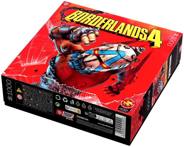 Puzzle Good Loot Borderlands 4 Break Free Psycho 1000 elementów (5908305250104) - obraz 4