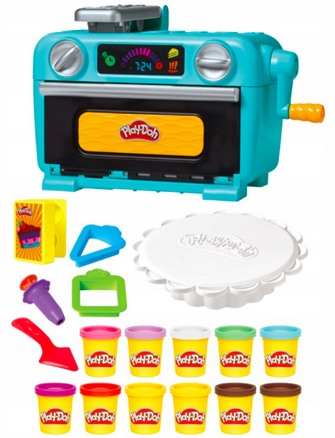 Набір для творчості Hasbro Play-Doh Super Slice Cake G0497 (5010996308528) - зображення 2