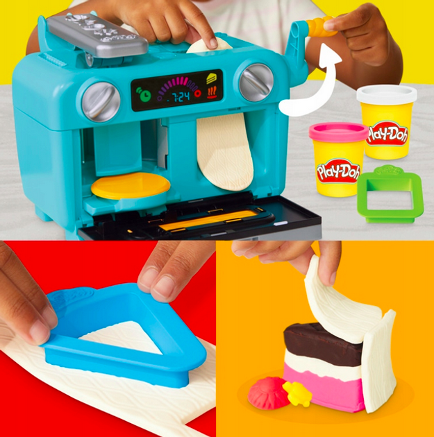 Набір для творчості Hasbro Play-Doh Super Slice Cake G0497 (5010996308528) - зображення 7