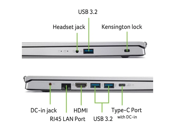 Ноутбук Acer Aspire Go 15 AG15-42P-R0QF (NX.J7XEU.00D) - Фото 9 Ноутбук Acer Aspire Go 15 AG15-42P-R0QF (NX.J7XEU.00D) - изображение 9