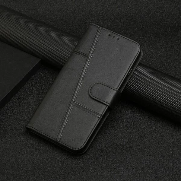 Чехол-книжка с застежкой UniCase Jet Cover для Xiaomi Poco F7 - Black - изображение 6