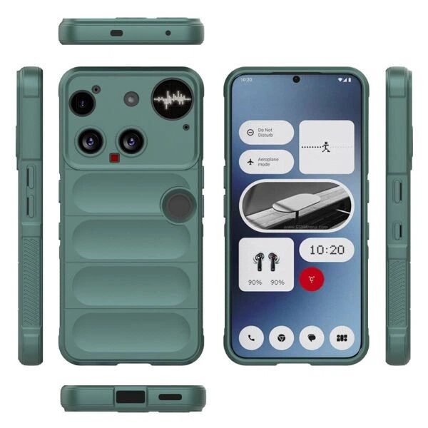Силиконовый (TPU) чехол Deexe Terra Case для Nothing Phone (3) - Green - изображение 5