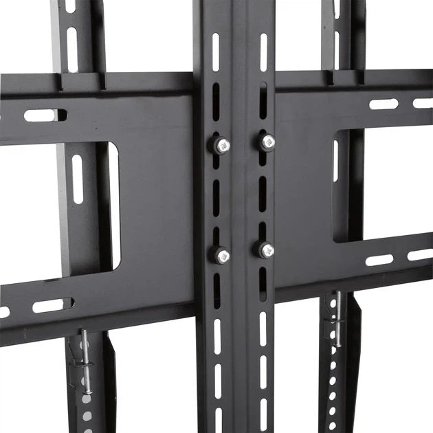 Підлогова стійка для телевізора 32-70 дюймів TV CART 1500 8006 кронштейн для ТВ з колесами полицями VESA універсальний мобільний тримач телевізора регульована висота поворот 360 градусів - изображение 6