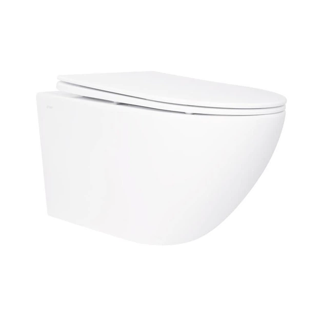 Унитаз подвесной Qtap Jay QT07335176W керамический безободковый белый (SD00036224) - Фото 1 Унитаз подвесной Qtap Jay QT07335176W керамический безободковый белый (SD00036224) - изображение 1