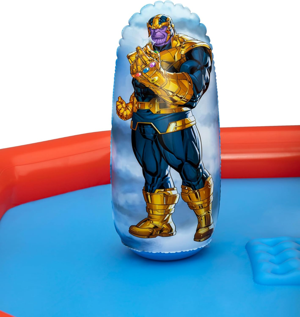 Надувний водний ігровий майданчик Bestway Avengers 98800 211 x 198 x 125 см (6941607353370) - зображення 5